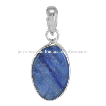 Beautiful Kyanite Gemstone 925 Sterling Silver Pendant Jewelry